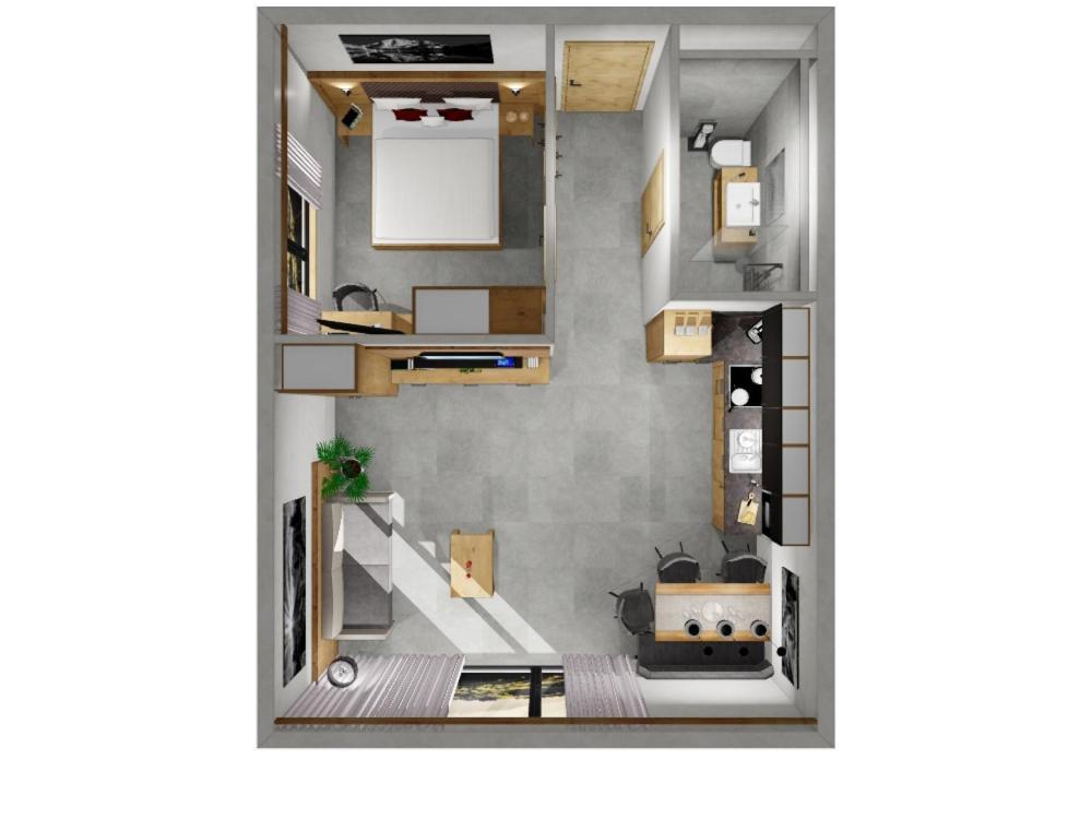 Neues Luxerioes Eingerichtetes Apartment Bock See Eksteriør bilde